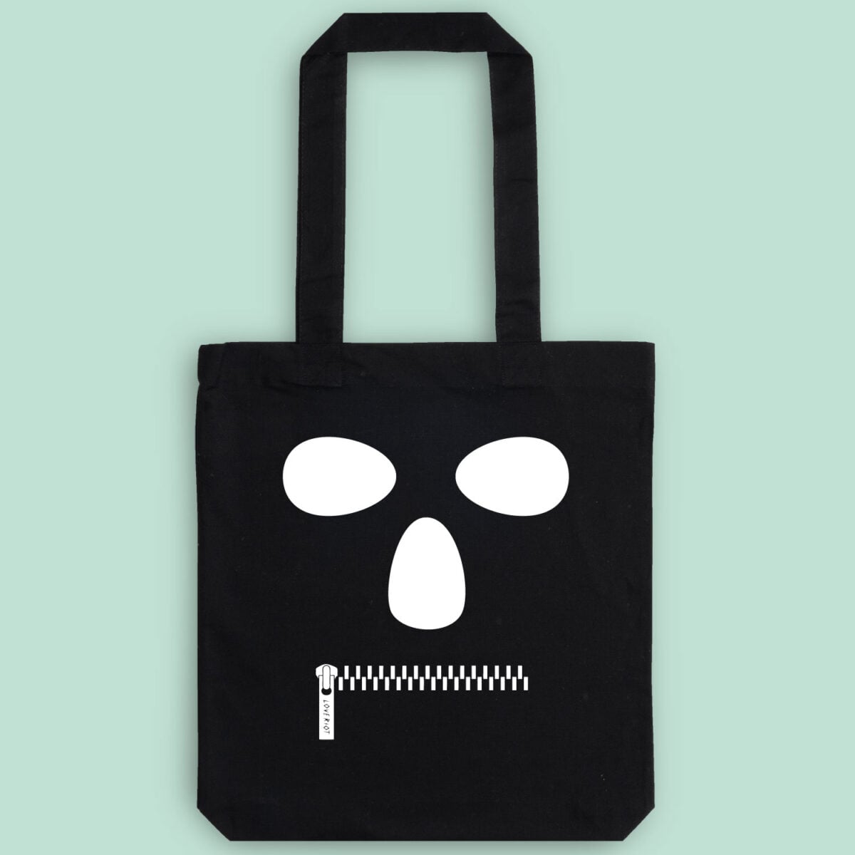 Love riot club colin tote bag black