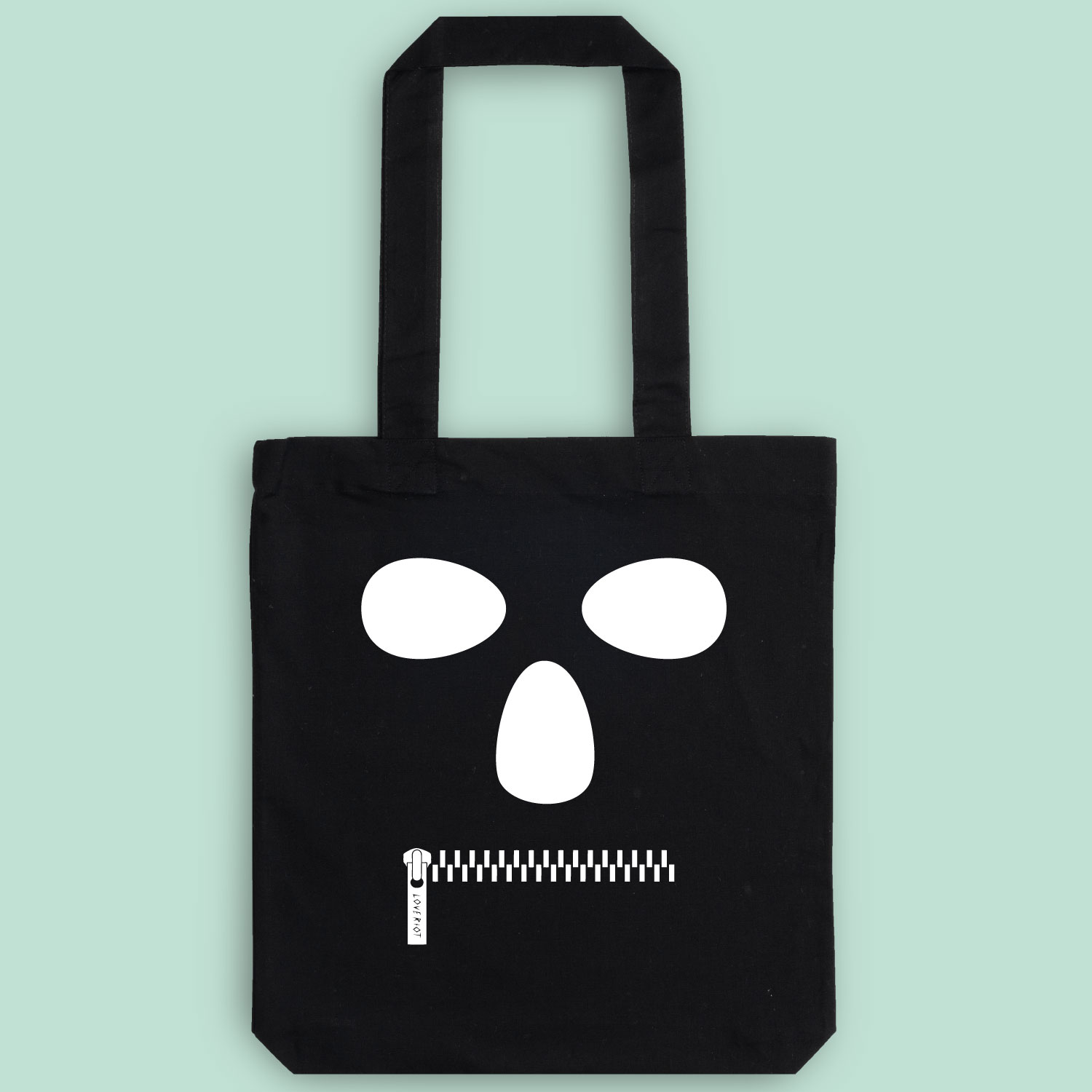 Love riot club colin tote bag black